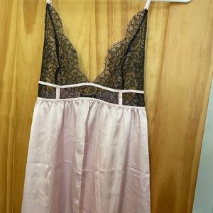 Satin and Lace Babydoll